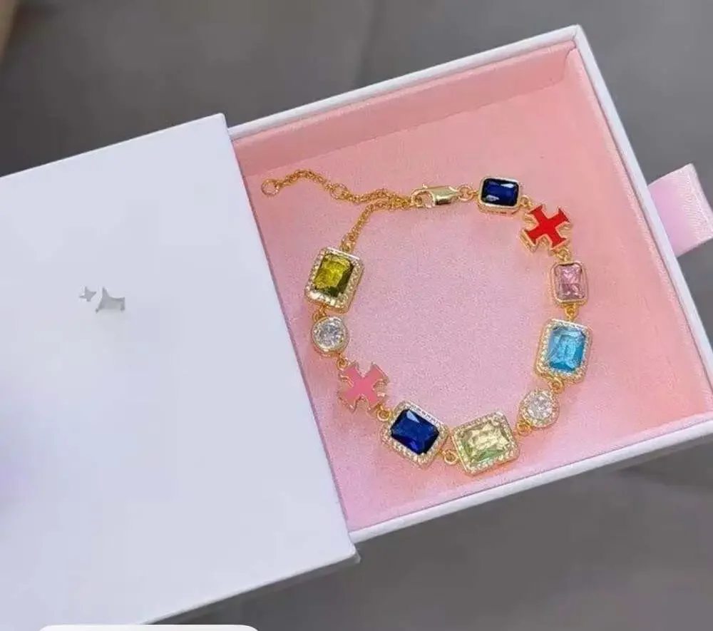 Colorful gemstone bracelet 7inch